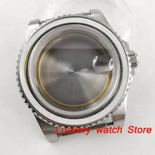 40mm Sapphire glass stainless steel Watch Case fit ETA 2836 miyota 8215 movement-BK10 2024 - buy cheap