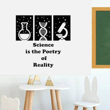 Science Wall Decal Classroom School Wall Stickers Vinyl Science Lab Decal Class Poster Lab Poster Science Class Wall Decor C569 2024 - buy cheap