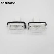 Soarhorse Rear License Number Plate Lights For Peugeot 206 207 306 307 308 406 407 5008 For Citroen C3 C4 C5 2024 - buy cheap