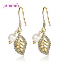 Encantadores pendientes de letra para mujeres hechos a mano 925 pendientes colgantes de plata fina gota para fiesta de boda joyería de tendencia coreana 2024 - compra barato