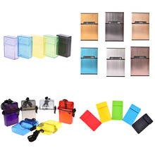 Portable Automatic Cigarette Case Aluminium Alloy Male Gadgets Ejection Holder Smoke Boxes 2024 - buy cheap