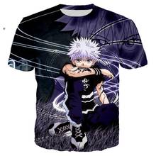 Anime HUNTER X HUNTER Killua 3D Print Tshirt Men/Women Hip Hop Streetwear Tee T shirt 90s Boys Cool Clothes Man Tops Harajuku 2024 - buy cheap