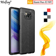 Funda de goma para Xiaomi Poco X3 NFC, carcasa de silicona para Xiaomi Poco X3, NFC 2024 - compra barato