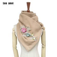 Leo anvi lenço feminino para outono e inverno, lenço com cobertura de caxemira, manteau femme, inverno 2024 - compre barato