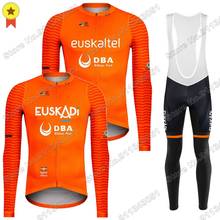 Conjunto de Ropa de Ciclismo Euskaltel DBA Euskadi para hombre, bicicleta de carretera y pantalones para Maillot, verano, 2021 2024 - compra barato