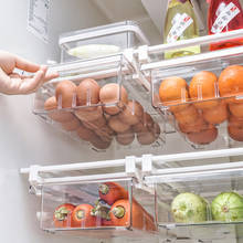 Органайзер для холодильника контейнер для хранения пищевых продуктов, пластиковый прозрачный контейнер для хранения в холодильнике, контейнеры, выдвижной контейнер для хранения 2024 - купить недорого