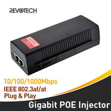 Gigabit-injetor poe max, 30w/90w, energia sobre ethernet, para câmera ip poe/resperari pi/wireless ap ieee 802.3af/at 10/100/1000mbps 2024 - compre barato
