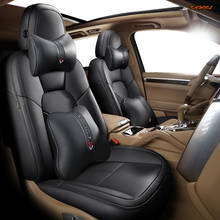 KAHOOL Custom Leather car seat cover set For SKODA Yeti KODIAQ Octavia Superb Fabia Rapid KAROQ KAMIQ Automobiles Seat Covers 2024 - buy cheap