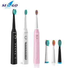 Sonic Electric Adults Toothbrush Seago 507 Smart USB Rechargeable Teeth Whitening Soft Bristle Tooth Brush Oral Hygiene Health 2024 - buy cheap