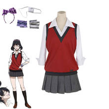 Kakegurui ikisima Midari-uniforme JK para mujer, traje escolar de Anime, traje de sirvienta para mujer 2024 - compra barato