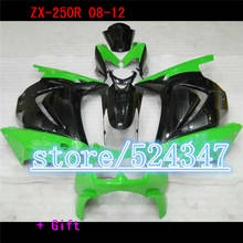 NEW ABS Full Fairings Kit Fit for Kawasaki Ninja 250 EX250 ZX250R 2008 2009 2010 2011 2012 08 09 10 11 12 13 14 Custom with gree 2024 - buy cheap