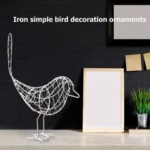 Iron Bird Figurines Desktop Miniatures Home Crafts Ornaments Not Easily Deformed Creative Gift Decor for Multiple Scenarios 2024 - buy cheap