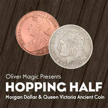 Hopping Morgan Magic Tricks Coins Appearing Vanishing Magia Magician Close Up Gimmick Illusion Prop Mentalism Funny 2024 - купить недорого