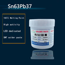 Low temperature No-clean SMT Lead-bearing LED SMT Solder Paste BGA Solder Flux Sn63Pb37 500g 2024 - buy cheap