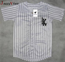 Movie embroidery jerseys Men 07# Kingin LK Baseball Jersey Whtie Drop Shipping street hiphop baseball jerseys 2024 - buy cheap