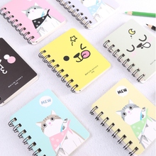 Cartoon Creative Coil Small Notebook Small Fresh Portable Mini Notepad Student Stationary School Office Supply 2024 - buy cheap