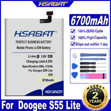 HSABAT S55 6700mAh Battery for Doogee S55 for Doogee S55 Lite Batteries 2024 - buy cheap