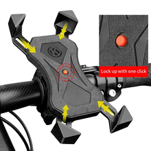 Suporte de telefone para motocicleta e bicicleta, para smartphone de 4 a 6.8 polegadas, rotação de 360 graus, com porta de carregamento usb 2024 - compre barato