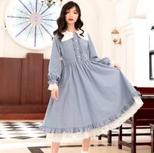Sweet princess vintage lolita dress palace lace turn-down collar butterfly sleeve victorian dress kawaii girl gothic lolita op 2024 - buy cheap