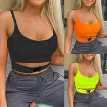 Summer Women Sexy Casual Tank Top Clothes Vest Sleeveless Crop Top Shirt Cami Fashion Casual Slim Solid Sling Bottom Lady Camis 2024 - buy cheap