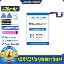 100% Original LOSONCOER A2058 A2059 420mAh Battery For Apple iPhone Watch Series 4 Gen S4 GPS 40mm 44mm 2024 - buy cheap