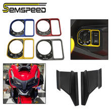 SEMSPEED для HONDA ADV150 adv 150 2019 2020 2021 Переключатель Электрический дверной замок крышка передний пневматический обтекатель крыло наконечник пластиковый чехол 2024 - купить недорого