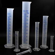 Cilindro de medición de plástico de 500ml, cilindro graduado, tubo contenedor para suministros de laboratorio, herramientas de laboratorio para accesorios escolares 2024 - compra barato