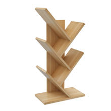 Simple modern space  bookshelf simple table student bookcase floor multi layer creative rack tree 2024 - buy cheap