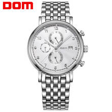 DOM Men mens watches top brand luxury waterproof mechanical stainless steel watch Business reloj hombrereloj M-811D-7M 2024 - buy cheap