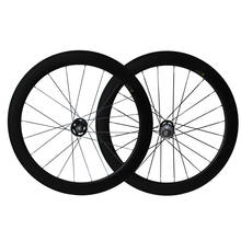 700C 60 мм u-образные карбоновые трековые колеса для велосипеда 25 мм с широким фиксированным приводом для велосипедных колес с трубчатым клинцевым приводом Novatec A165SB A166SB hub 2024 - купить недорого