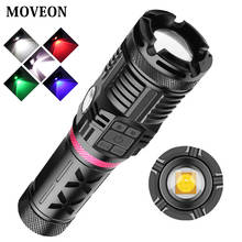 2021 XHP160 16-core Super Bright 4 Colors Hunting Led Flashlight USB Rechargeable Powerbank 18650 Battery Torch Zoomable Lantern 2024 - buy cheap