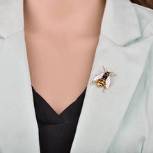 High Quality Bee Design Insect Series Pins&Brooches for Women Men Clothes Scarf buckle collar jewelry pins Bee Brooches BH200022 2024 - buy cheap