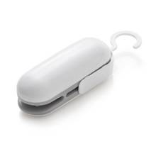 Mini selador de saco portátil 2 em 1, selador de calor e cortador de saco, selador de lanche fresco (cinza) 2024 - compre barato