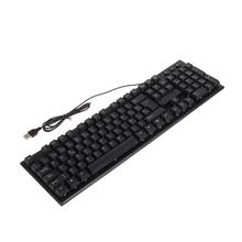 spanish/English Silent Keyboard Waterproof Office Keyboard for Windows Computer 2024 - buy cheap