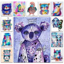 New 5D Full Square Diamond Painting Embroidery Cross Stitch animals Owl bird cat elephant koala 3D DIY Round Drawing Mosaic 626 2024 - buy cheap