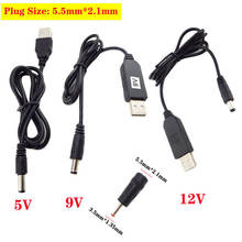 5V 9V 12V Type A USB Power Boost Line DC Step UP Module USB Converter Adapter Cable 5.5mm*2.1mm Plug Jack Power Cable Connector 2024 - buy cheap