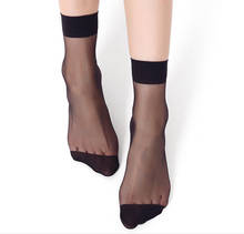5 пар = 1 партия, Летние бамбуковые женские короткие носки, женские тонкие носки с кристаллами, прозрачные тонкие шелковые носки для девочек, низкая цена 2024 - купить недорого