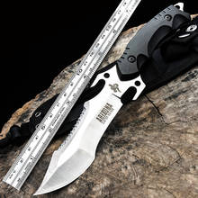 Многофункциональный нож для выживания на природе, тактический прямой нож с рукояткой G10, Походный нож для выживания, охотничьи ножи, нож для выживания в дикой природе 2024 - купить недорого