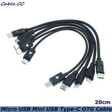 Cable de datos OTG para DJI Spark AIR Mavic 2 Pro Zoom Mini Hubson Zino, adaptador micro-usb tipo C, conector para teléfono y tableta 2024 - compra barato