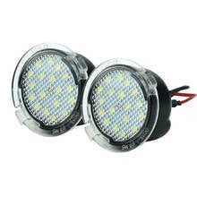 1pair LED Under Side Mirror Puddle Light for Ford Edge Fusion Flex Explorer Mondeo Taurus F-150 Expedition 2024 - buy cheap