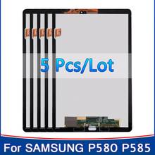 Pantalla LCD táctil para Samsung Galaxy TAB A, 10,1, 2016, SM-P580, P580, P585, montaje de digitalizador, 5 uds., Envío Gratis 2024 - compra barato