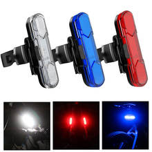Waterproof Bicycle Lights Bike Taillight USB Rechargeable LED Rear Cycling Warning Lamp Night Cycling Tail Light For Cycling 2024 - buy cheap