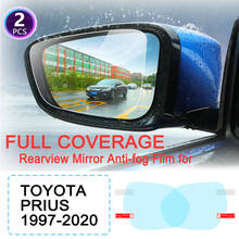 Full Cover Anti Fog Film Rearview Mirror for Toyota Prius 10 20 30 50 C V Aqua 1997~2020 Anti-Fog Films Rainproof Accessories 2024 - buy cheap