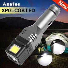 Новый светодиодный usb-фонарик, мощный перезаряжаемый автомобильный фонарик XPG COB со встроенным аккумулятором, многофункциональный фонарик, фонарь 2024 - купить недорого
