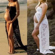 Женское кружевное платье для беременных фантазийное летнее платье для беременных 2024 - купить недорого