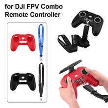 for DJI Avata/FPV Combo Remote Controller Silicone Cover Neck Strap Protetcive Case Skin Anti-Lost Lanyard for DJI FPV Accessory 2024 - buy cheap