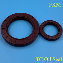 55*72*8/9/10 55x72x8/9/10 Brown Fluoro FKM Fluorine Rubber Spring Double Two Lip TC Ring Gasket Radial Shaft Skeleton Oil Seal 2024 - buy cheap