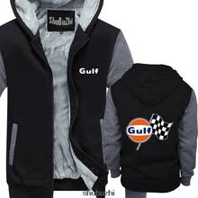 Sudadera con capucha para hombre, con logo de la famosa marca Gulf, en blanco y negro, nueva chaqueta, sbz3169 2024 - compra barato