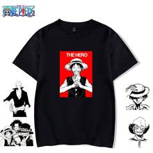 Camiseta de ONE PIECE, camiseta de moda de dibujos animados, mono D. 2020 Camiseta de Luffy para hombres y mujeres, camisa informal de verano, Harajuku, con estampado de Anime 2024 - compra barato