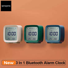 Qingping Bluetooth Alarm Clock Smart Control Temperature Humidity Monitor Night Light Work With mijia app Alarm Clock 2024 - buy cheap